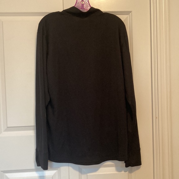 Men’s 3/4 Zip Eastern Mountain Sports Sweatshirt Size XL Black - Picture 6 of 6